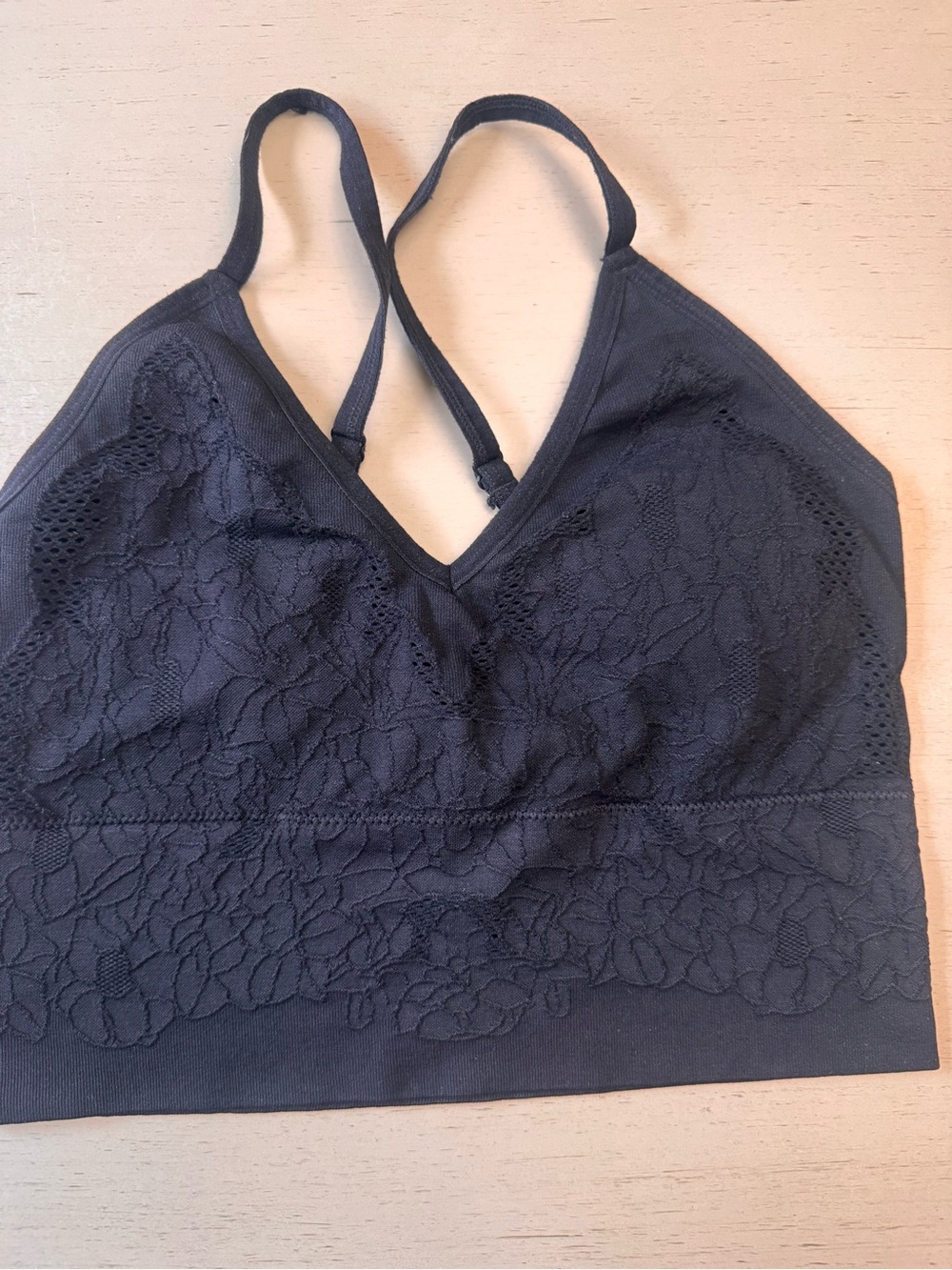 Black Lace-Detail Bralette - Women Intimates & Sleepwear